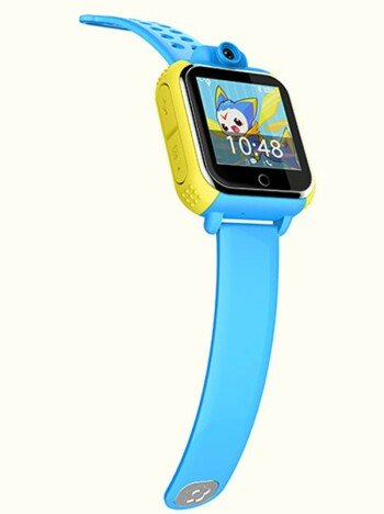 Ceas GPS Copii, iUni Kid730, 3G, DIGI Mobil, Touchscreen, GPS, LBS, Wi-Fi, Camera, buton SOS, Blue +